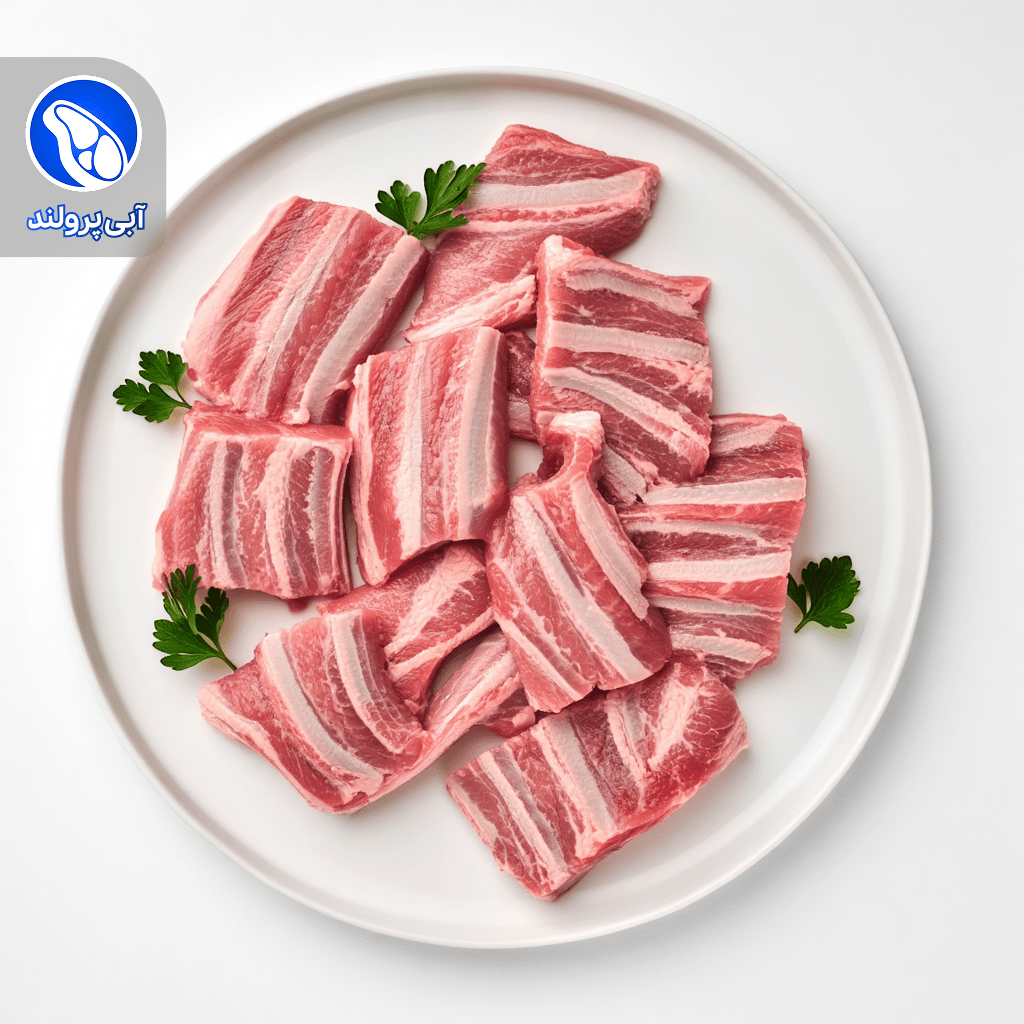 دنده کباب گوسفندی ساده بدون ادویه