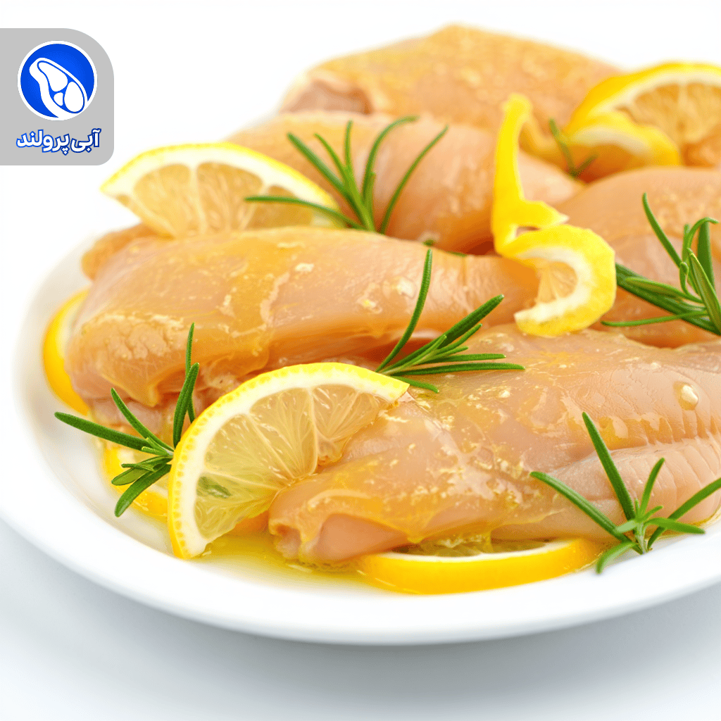 فیله مرغ لیمو رزماری