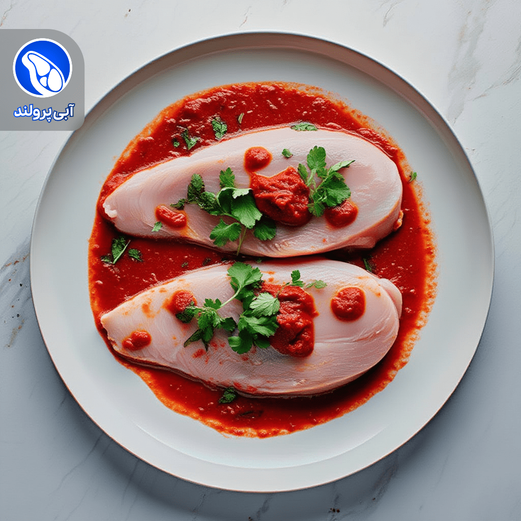 استیک سینه مرغ ترش گیلانی