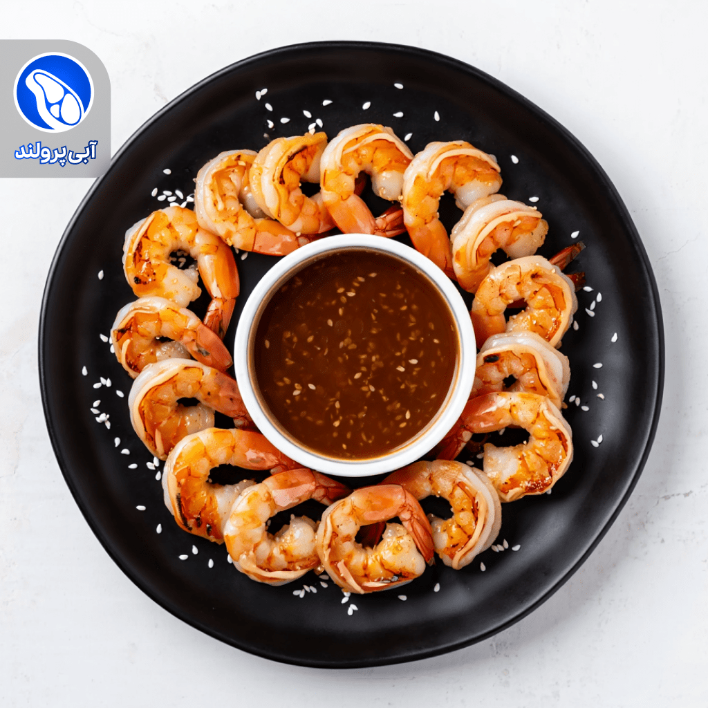 میگو کبابی دودی باربیکیو